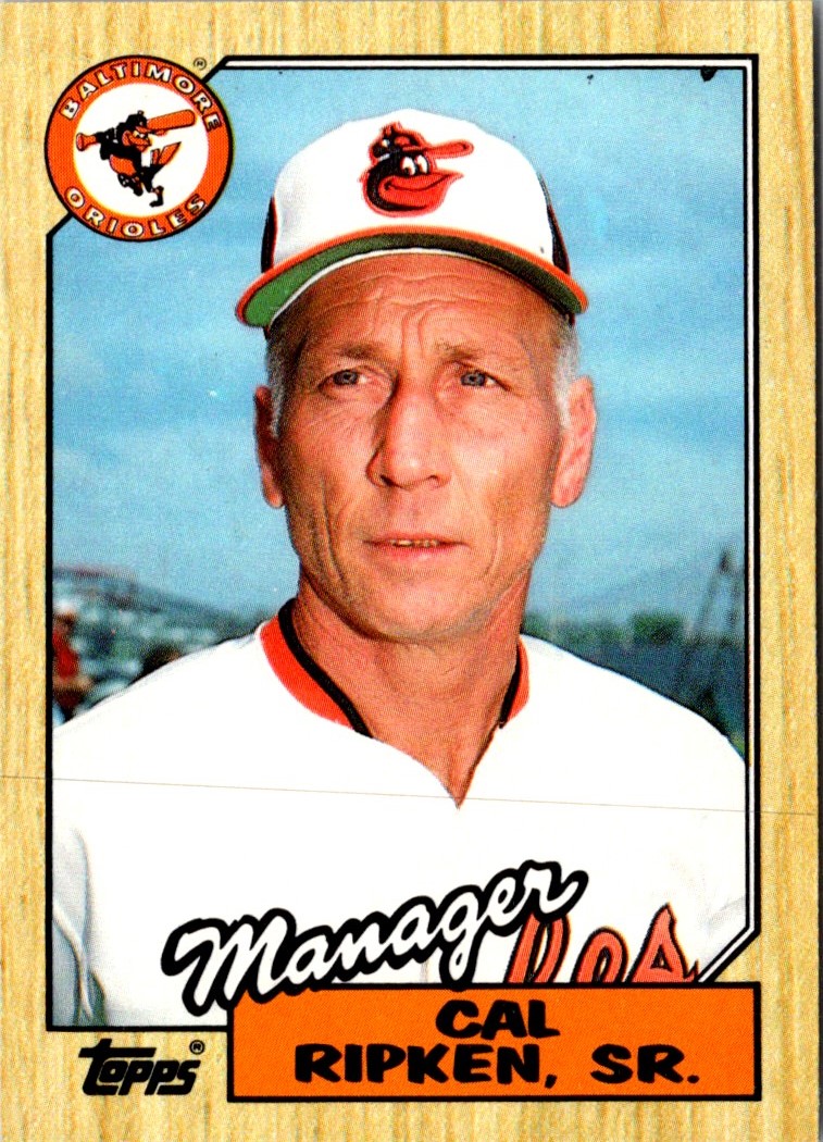 1987 Topps Traded Cal Ripken Sr. #102T