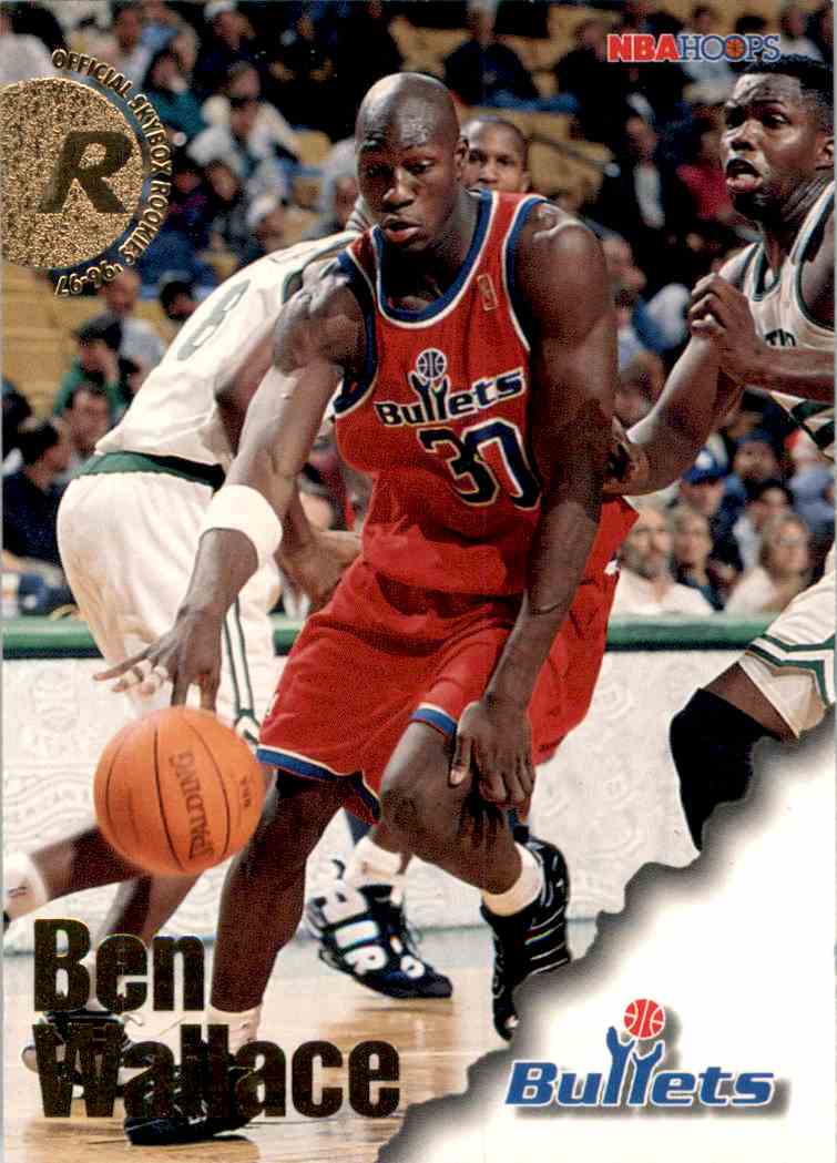 1996-97 Hoops Ben Wallace RC #314 on Kronozio