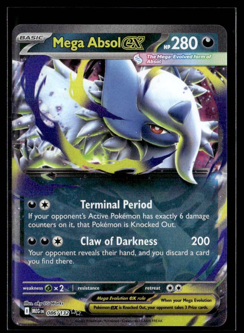 2025 Pokémon - Mega Evolutions Mega Absol Ex #86 | eBay