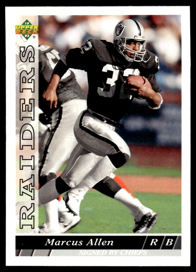 MARCUS ALLEN 1993 UPPER DECK #457 | eBay