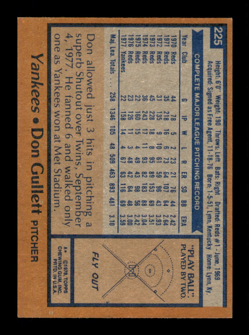 Topps Baseball #1-250 1978 - TÚ ELIGES - Completa tu conjunto - Imagen 449 de 499