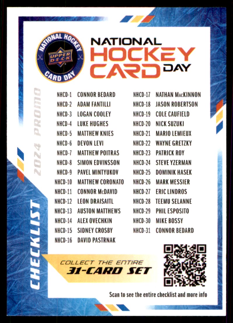 2024-25 Upper Deck National Hockey Card Day Nathan MacKinnon