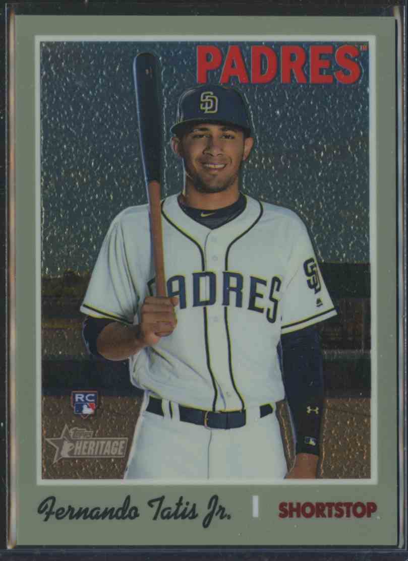 2019 Topps Heritage Chrome Fernando Tatis Jr. On Kronozio