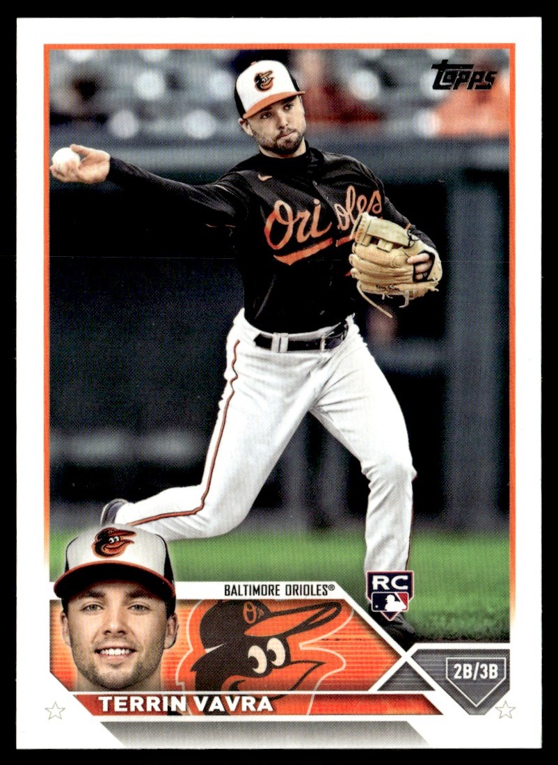 2023 Topps Terrin Vavra Rookie Baltimore Orioles #524 - Picture 1 of 2