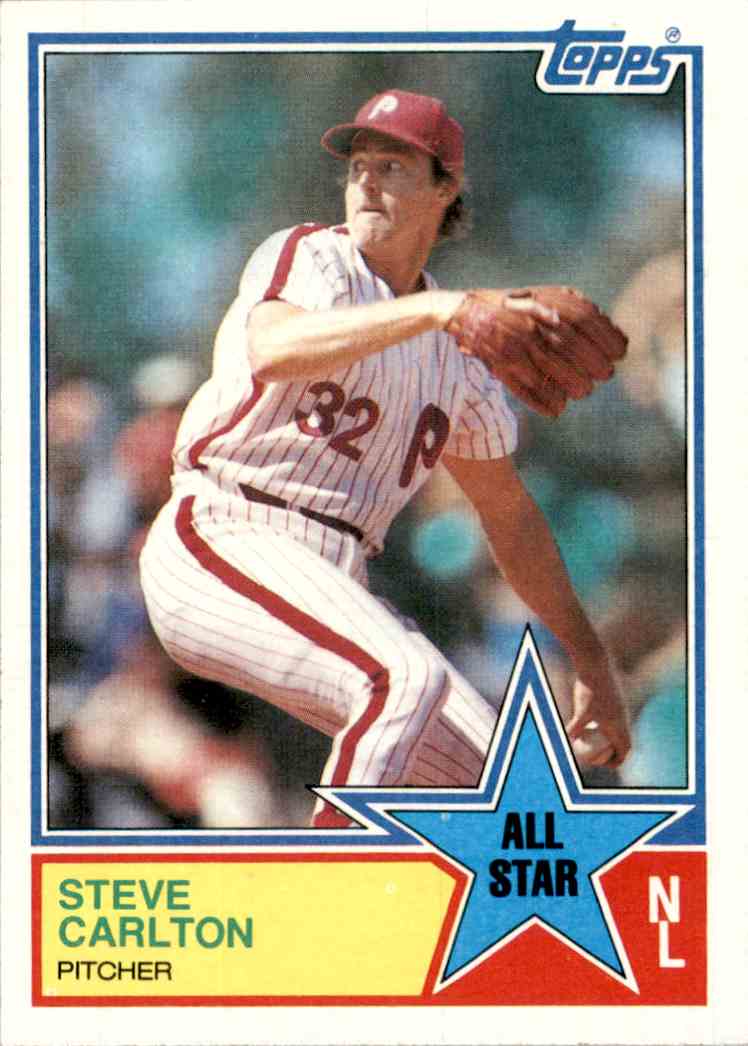 1983 Topps Steve Carlton As #406