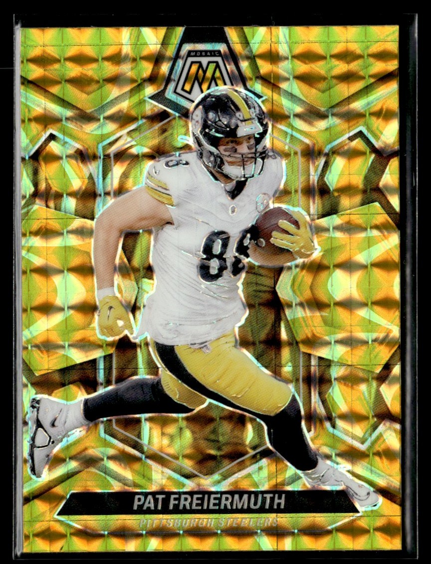 LOUNDMOITH   LM-CB0019   933：Yellow 2024 PANINI MOSAIC YELLOW REACTIVE PRIZM PAT FREIERMUTH