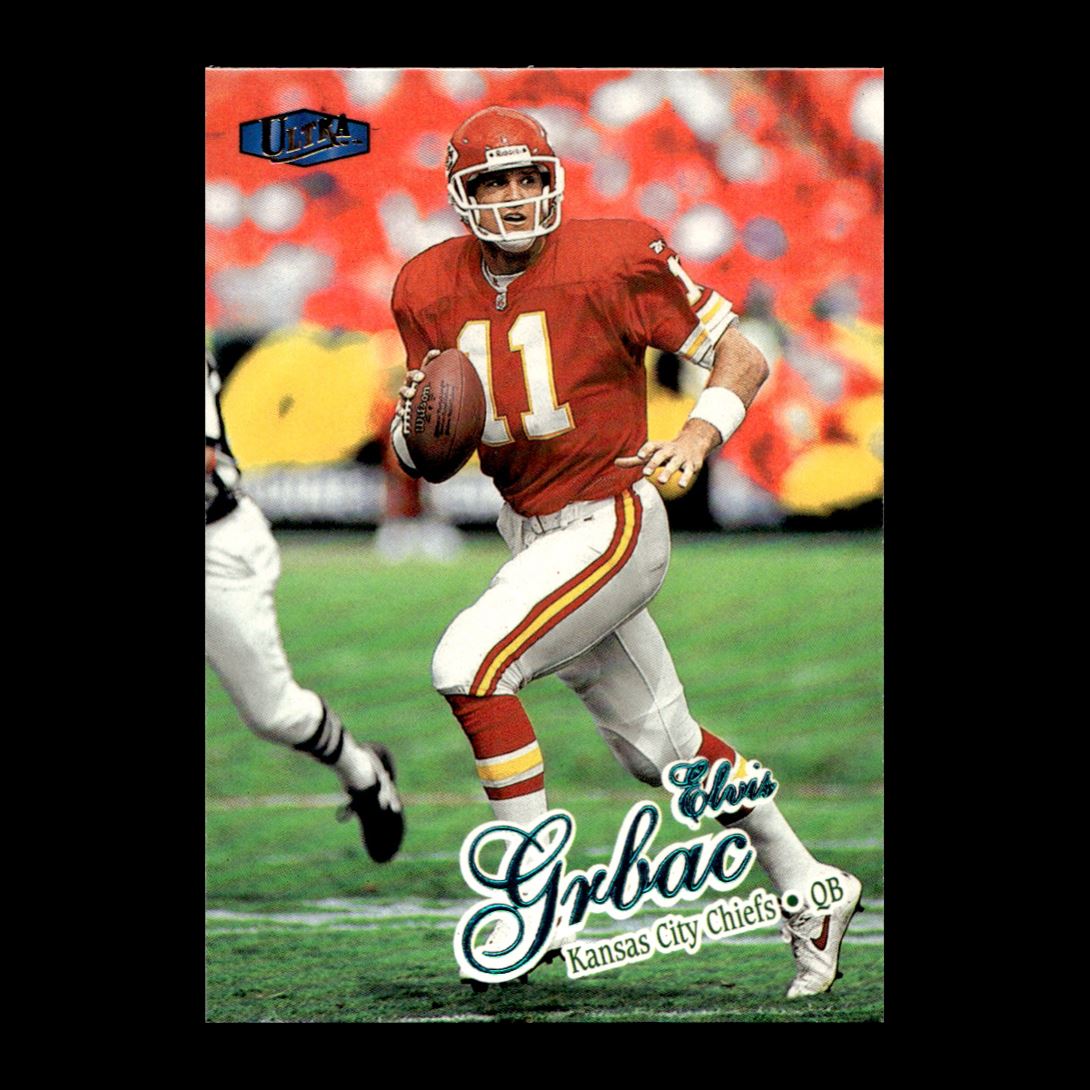 Elvis Grbac 1998 Fleer Kansas City Chiefs #11 R329Q 8 | eBay