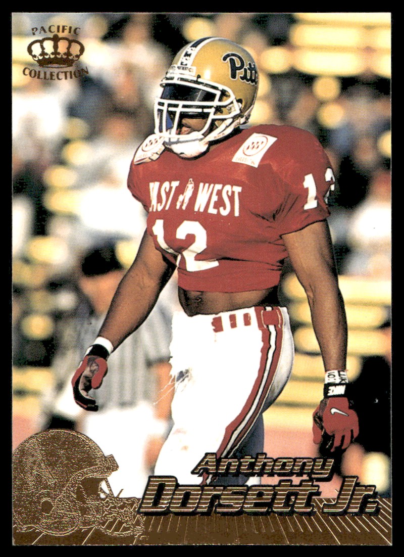 1996 Pacific Collection Anthony Dorsett Rookie Houston Oilers #168