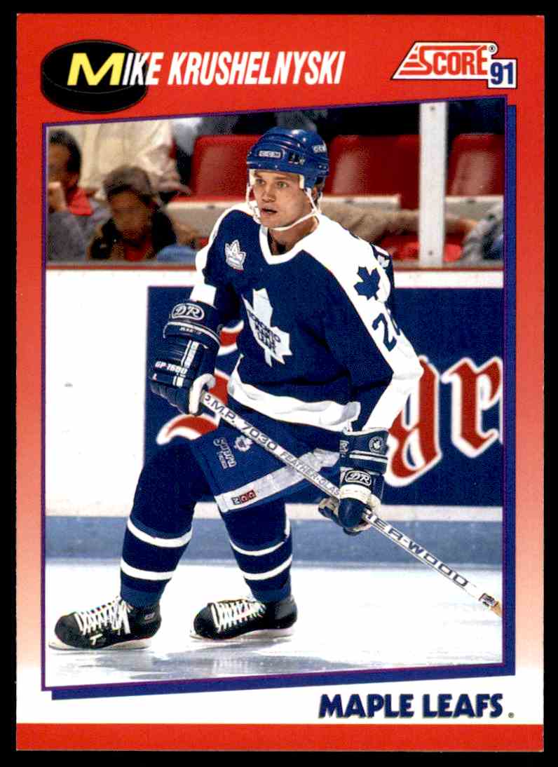1991-92 Score Canadian Bilingual Mike Krushelnyski #33