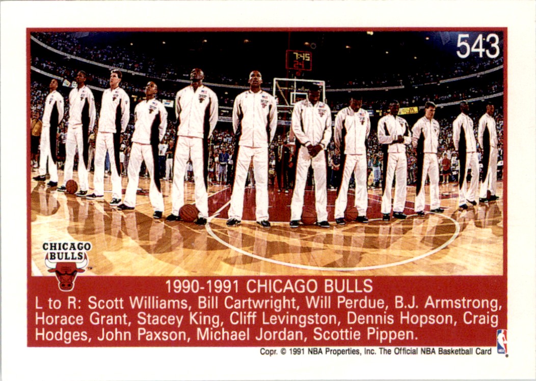 1991-92 Hoops 1991 NBA Champions-Chicago Bulls #543 on Kronozio