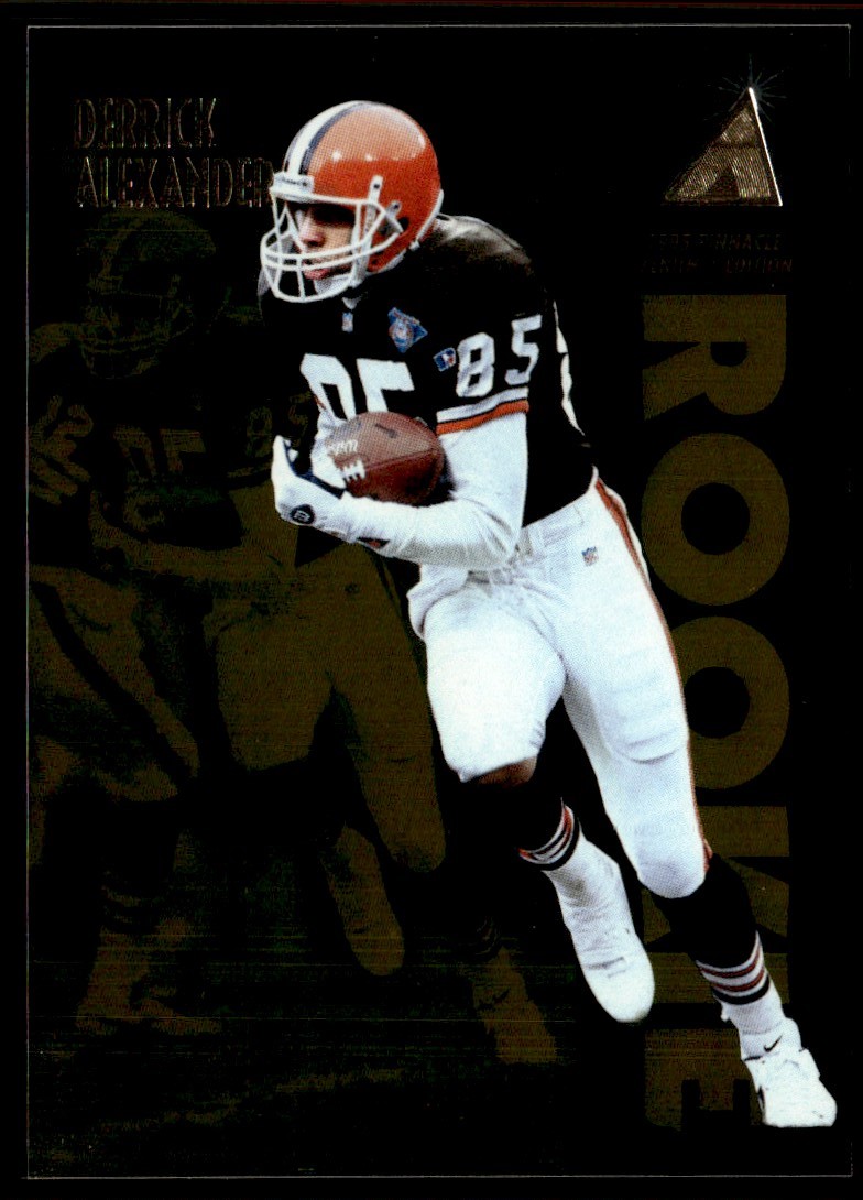 1995 Pinnacle Zenith Derrick Alexander Rookie Cleveland Browns