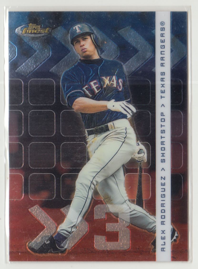 2002 Topps Finest Alex Rodriguez #54 on Kronozio