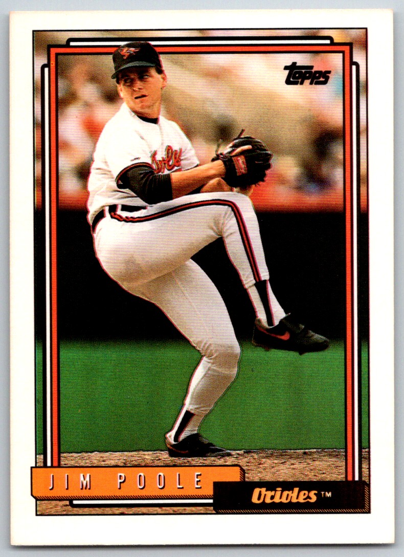1992 Topps Jim Poole #683 card front image