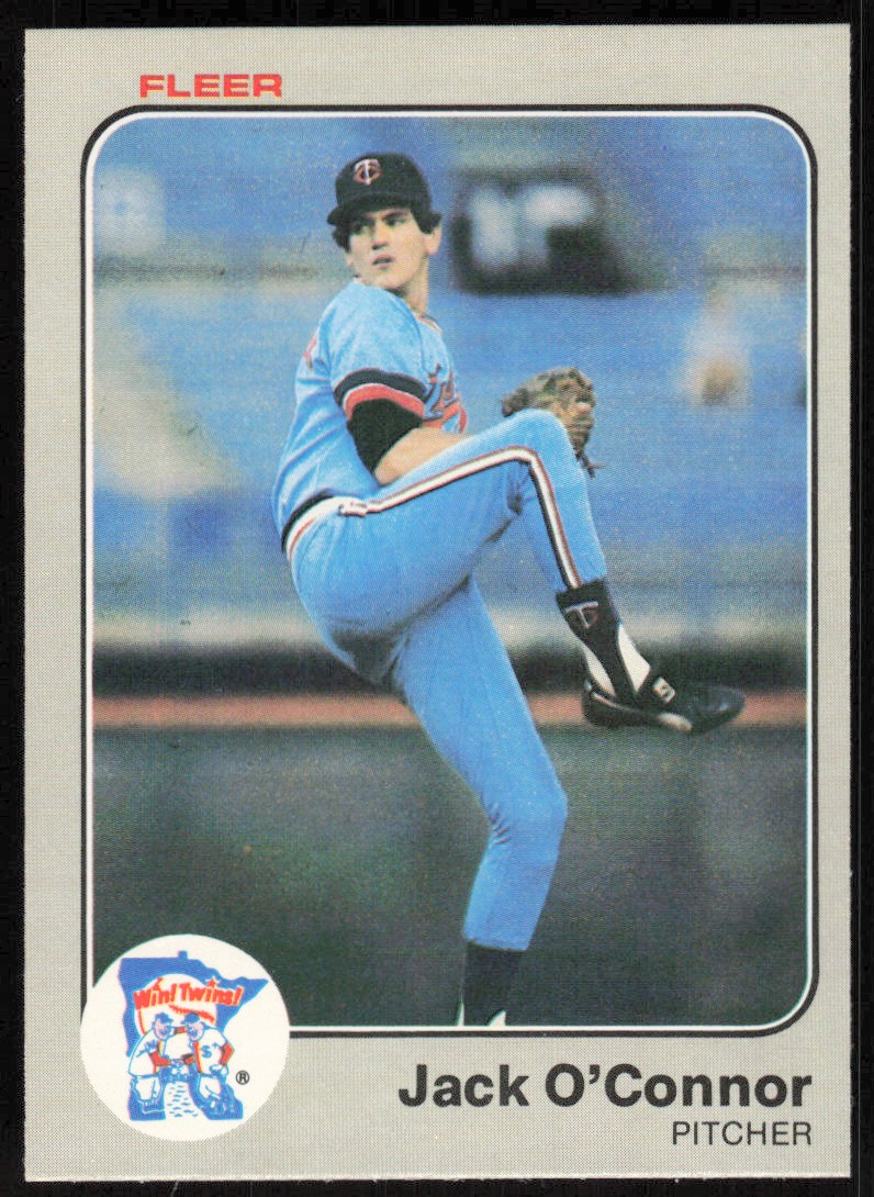 1983 Fleer Jack O'Connor Minnesota Twins #621 | eBay