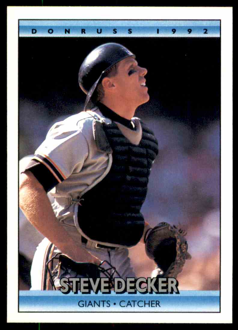 1992 Donruss Steve Decker #389