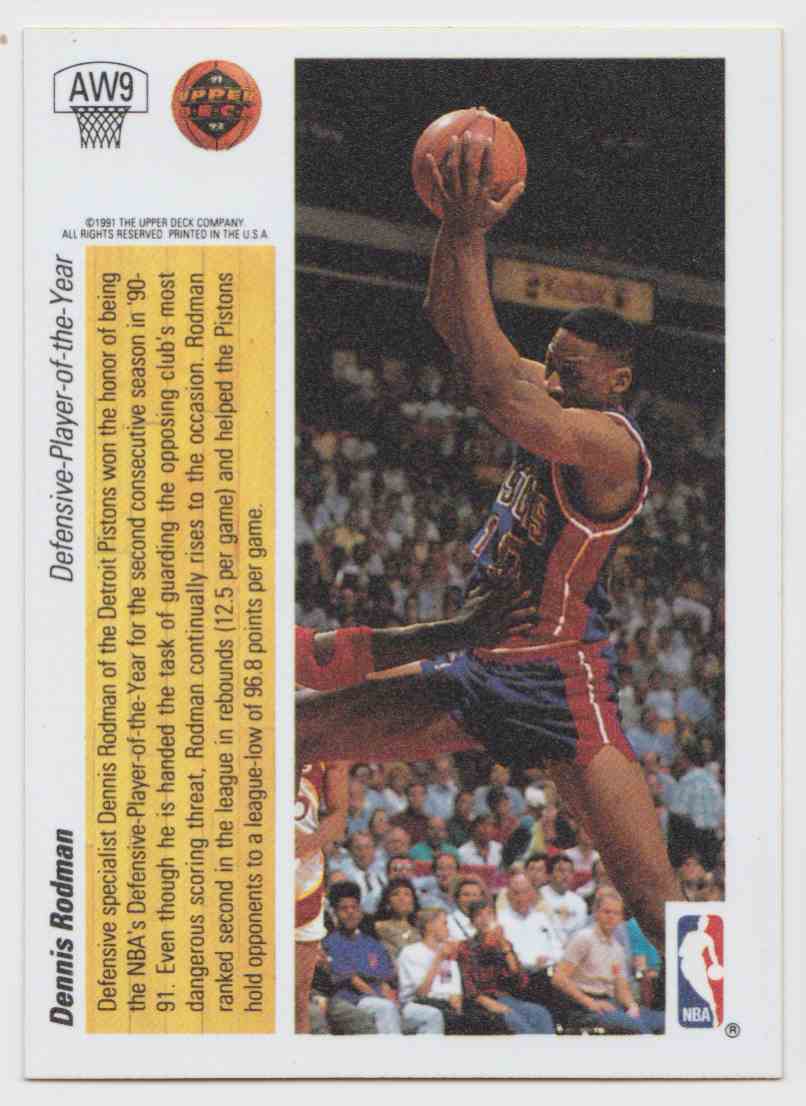 dennis rodman holographic card Dennis Rodman 1996-1997 Fleer/Skybox #231 Metalized Card main image 0