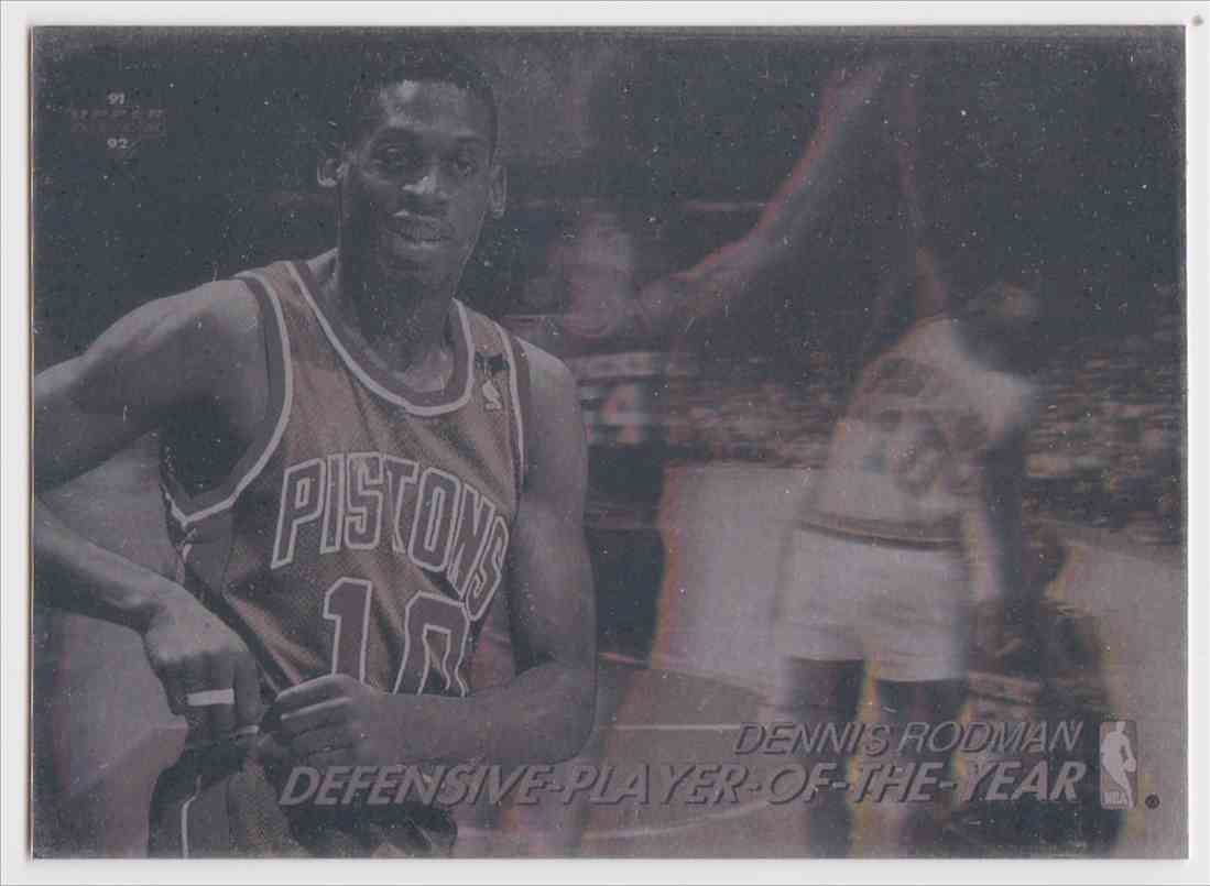 1991-92 Upper Deck Hologram Dennis Rodman #AW9 on Kronozio