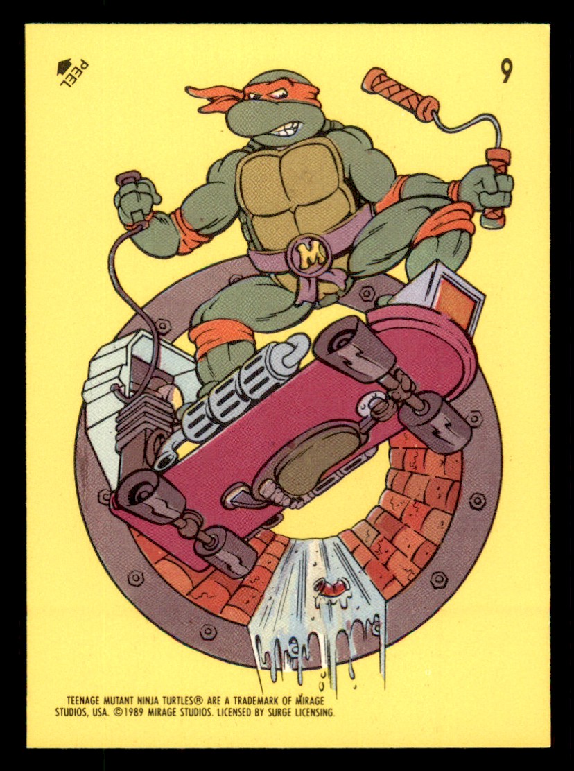 1989 Topps Teenage Mutant Ninja Turtles #1-88 w/ Stickers - YOU PICK - Picture 96 of 98