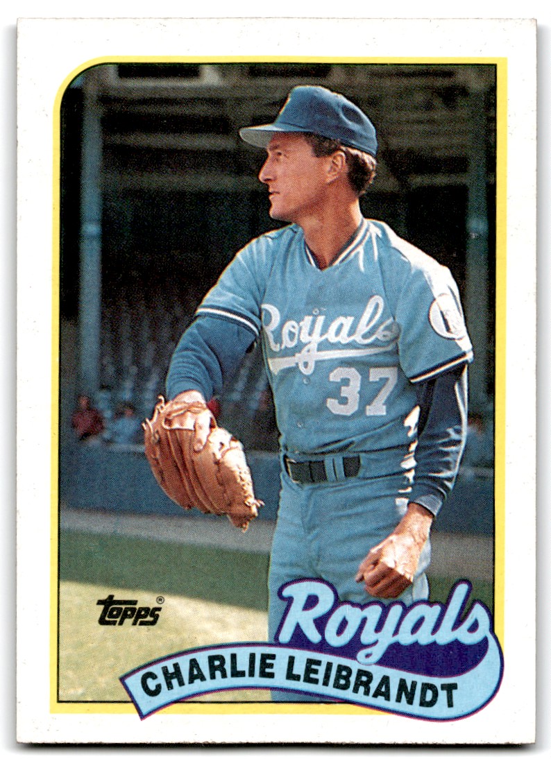 1989 Topps Charlie Leibrandt #301 on Kronozio