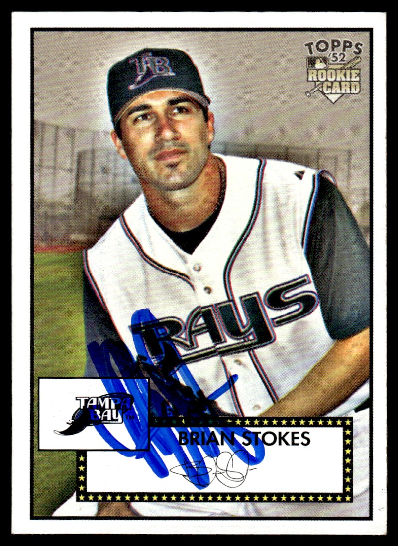 2007 Topps Rookie 1952 Edition Brian Stokes Tampa Bay Devil Rays