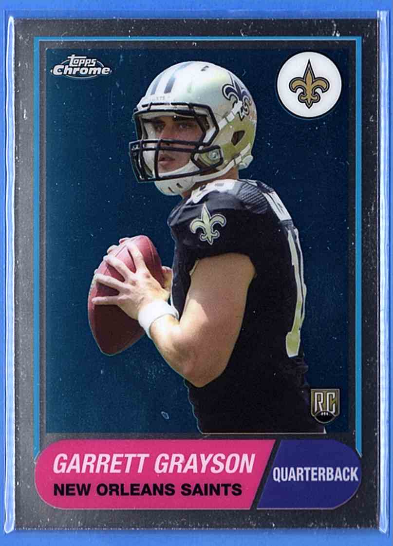 2015 Topps Chrome 60th Anniversary Rookies Football Cards Garrett Grayson T60RCGG on Kronozio