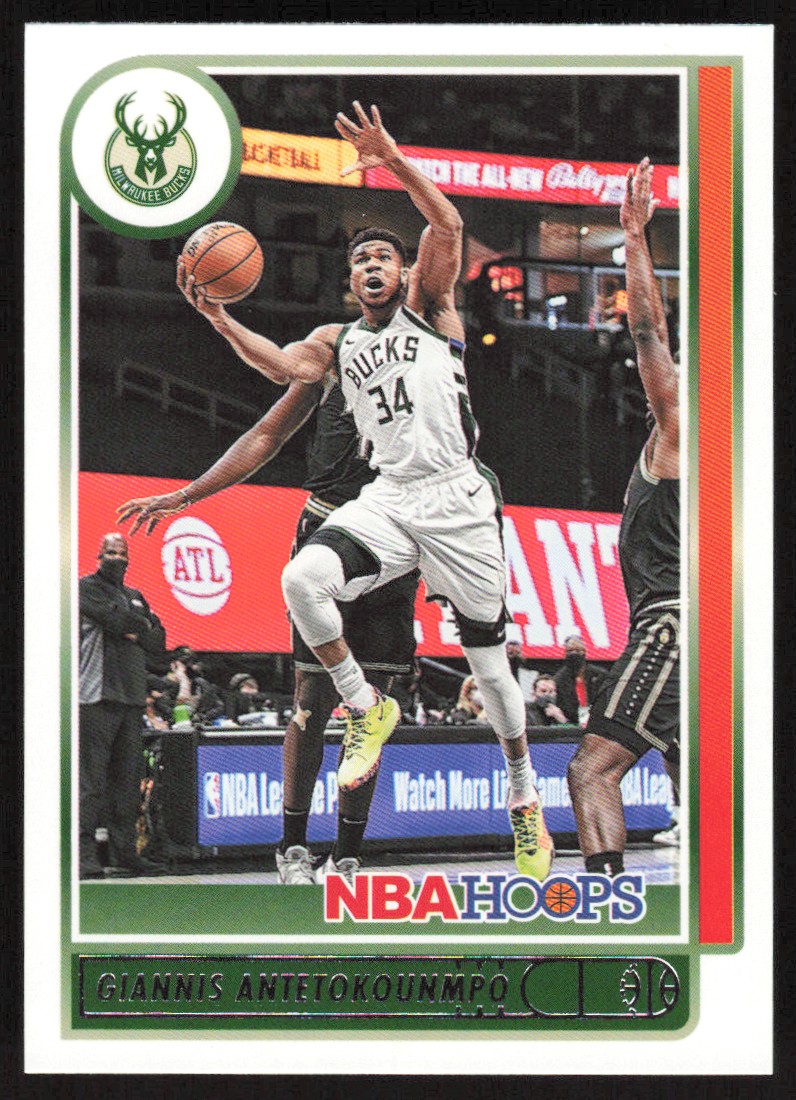 2021-22 Panini NBA Hoops Giannis Antetokounmpo #103 on Kronozio
