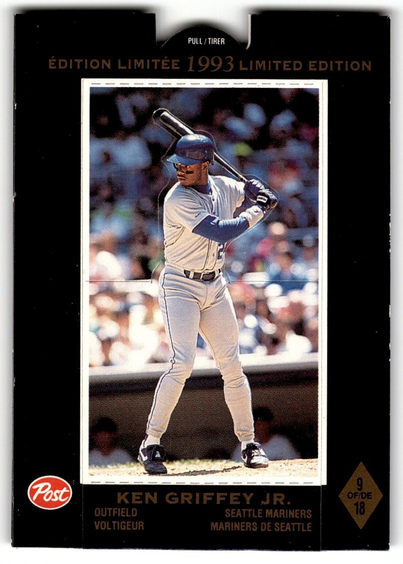 1993 Post Canadian Limited Edition Ken Griffey Jr. #9 on Kronozio