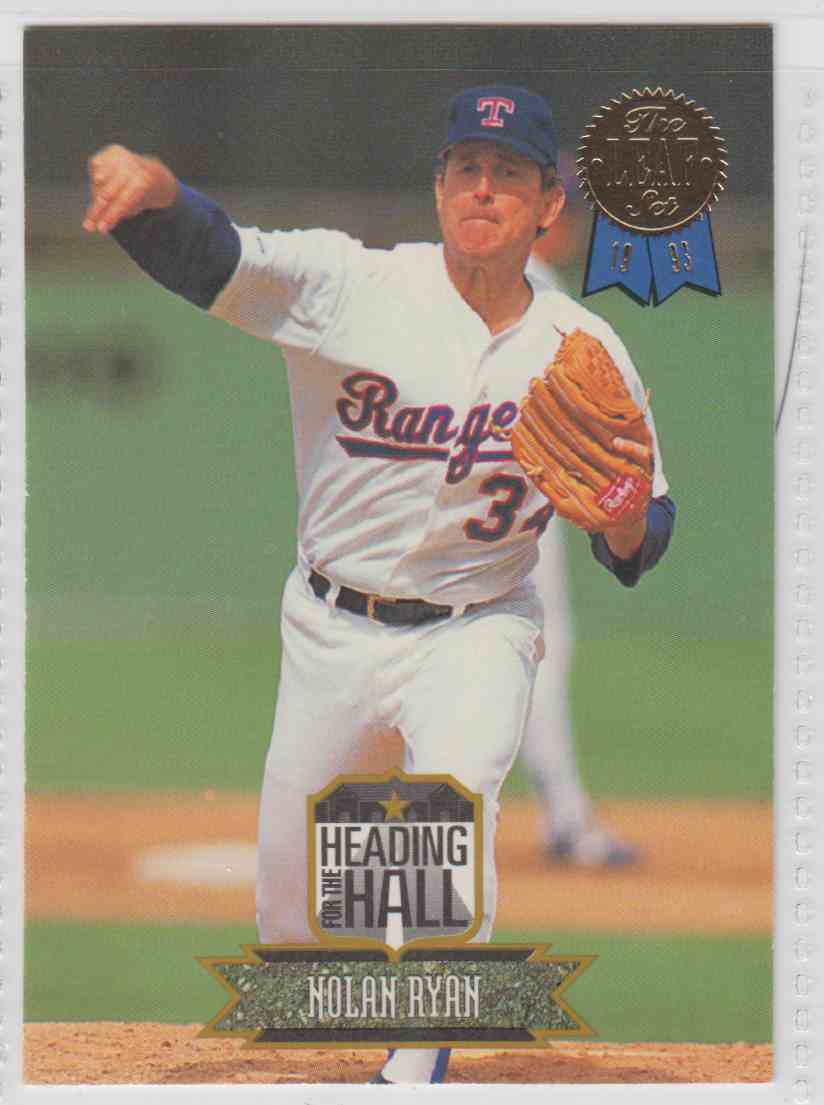 1993 Leaf Heading For The Hall Nolan Ryan #1 card front image