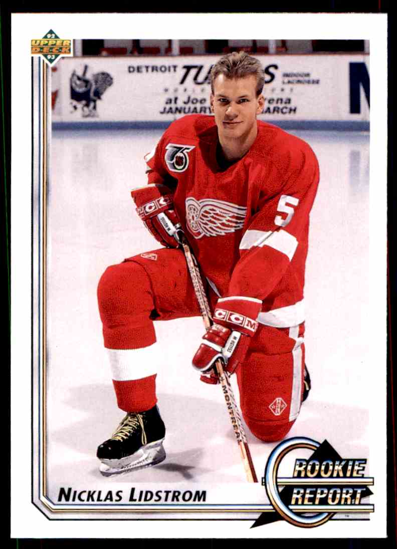 1992-93 Upper Deck UD NHL Nicklas Lidstrom #363