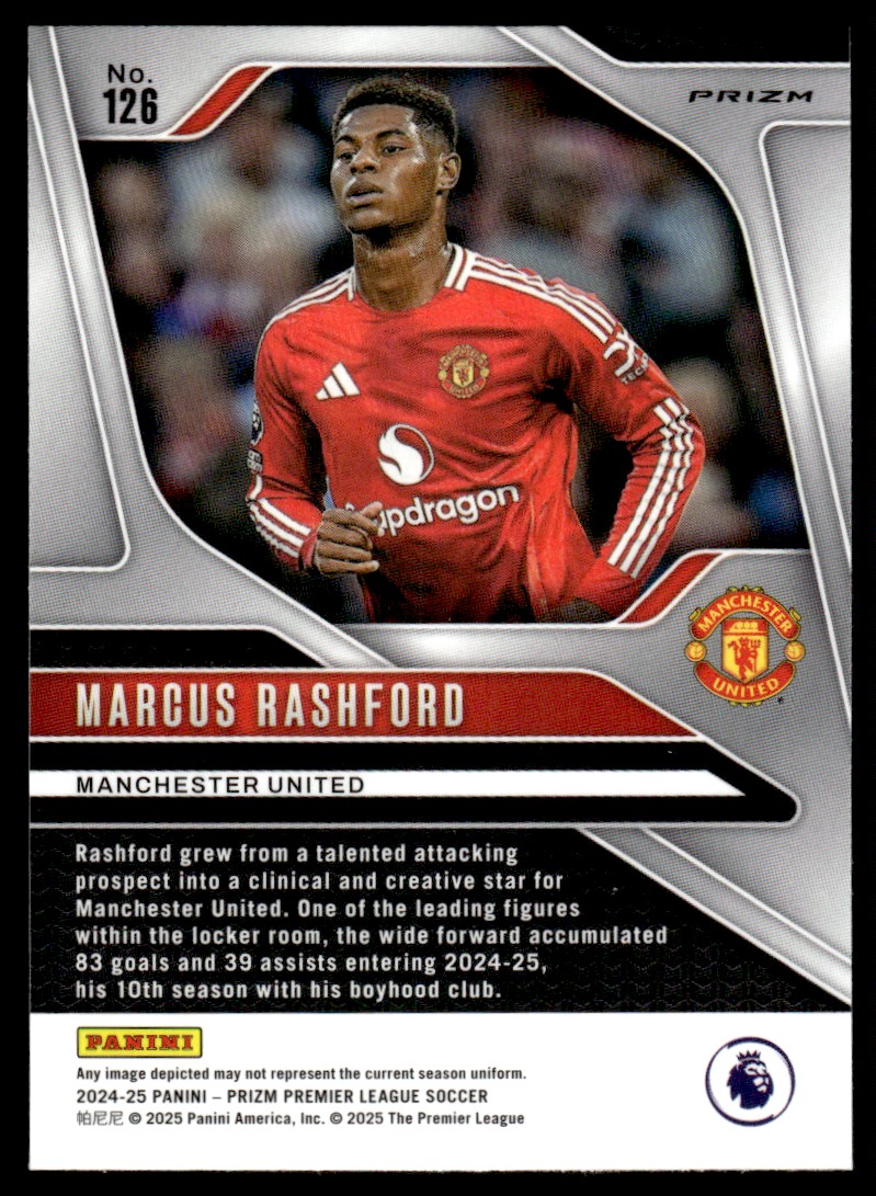 マーカス ラッシュフォード Panini Prizm Silver PSA 9 Marcus