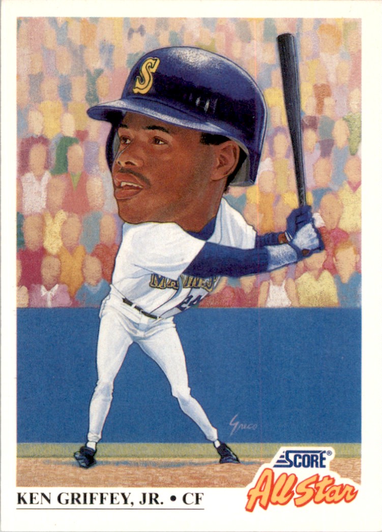 Ken Griffey Jr. 91' hot topps card