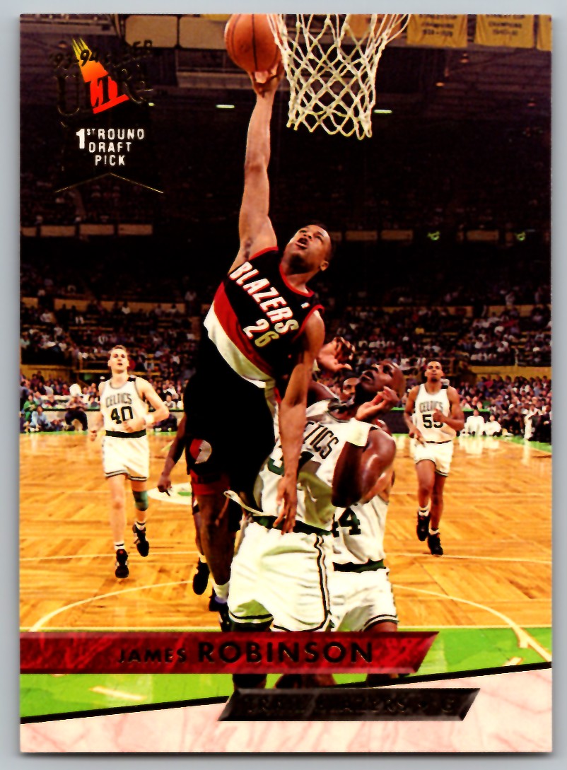 1993-94 ULTRA JAMES ROBINSON RC PORTLAND TRAIL BLAZERS #326 | eBay