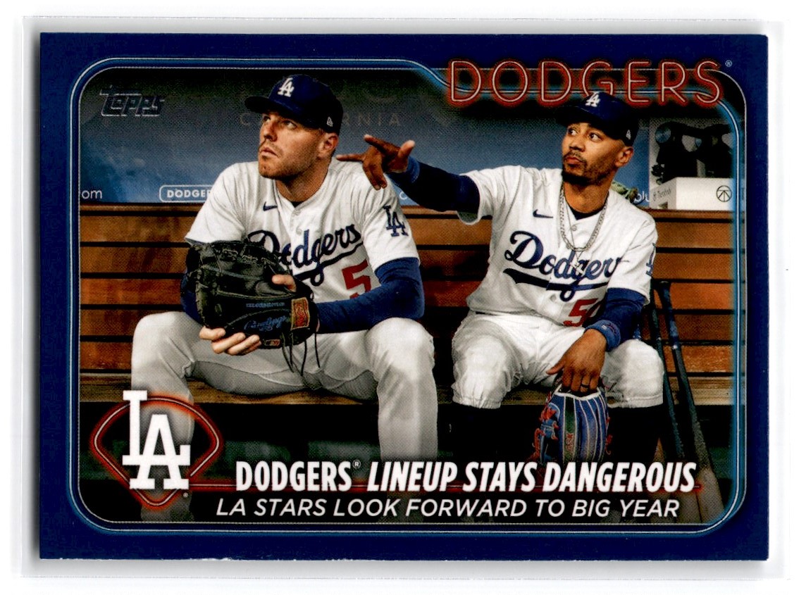 2024 Topps Series Two Royal Blue Freddie Freeman/Mookie 2024 Topps Series Two Royal Blue Freddie Freeman/Mookie