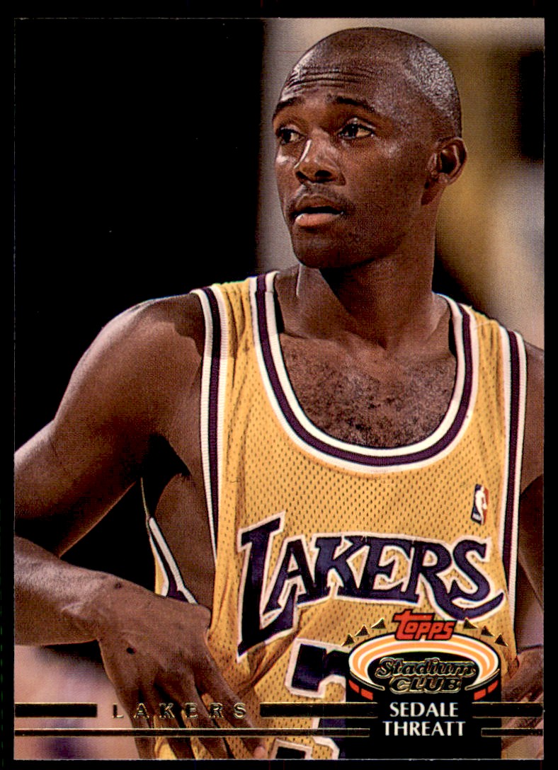 1992-93 Stadium Club Sedale Threatt Los Angeles Lakers #73 | eBay