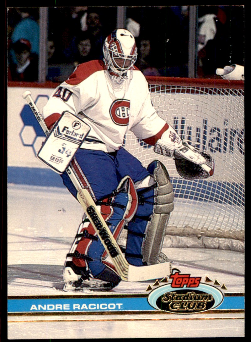 1991-92 Stadium Club Andre Racicot #377