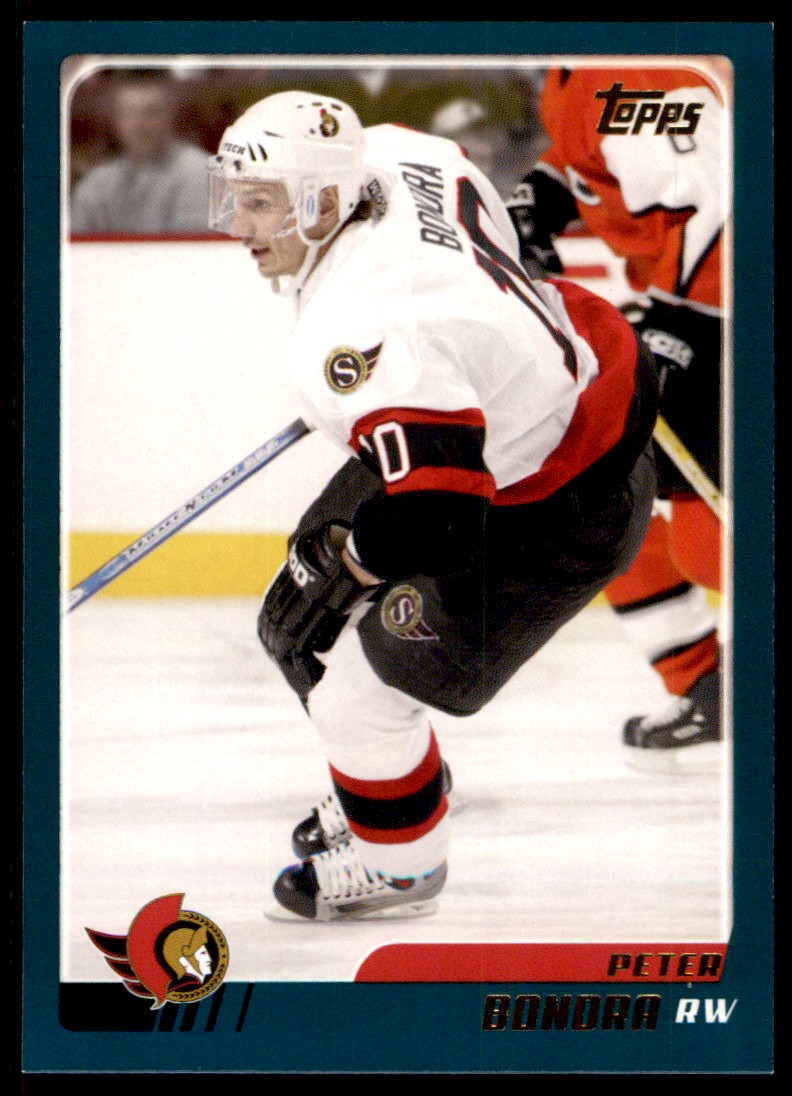 2003-04 Topps Traded & Rookies Peter Bondra #TT26