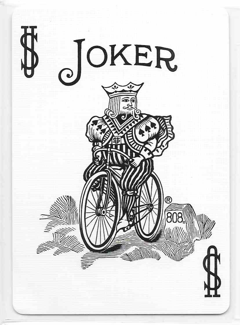 16 Tarjeta De Intercambio Unico Moderno Bicicleta Unchained Joker Spades King Negro Blanco 1 Ebay