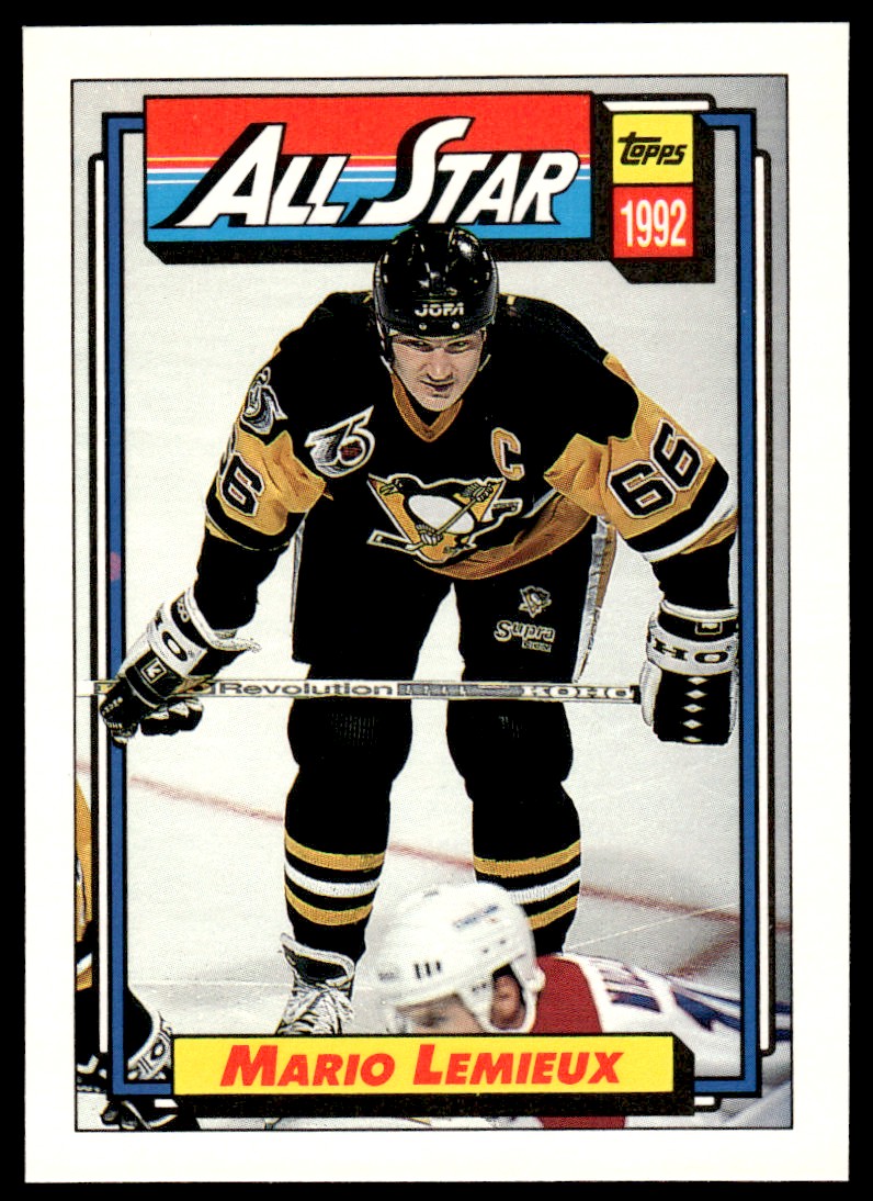 1992-93 Topps Hockey Mario Lemieux Pittsburgh Penguins #265 | eBay