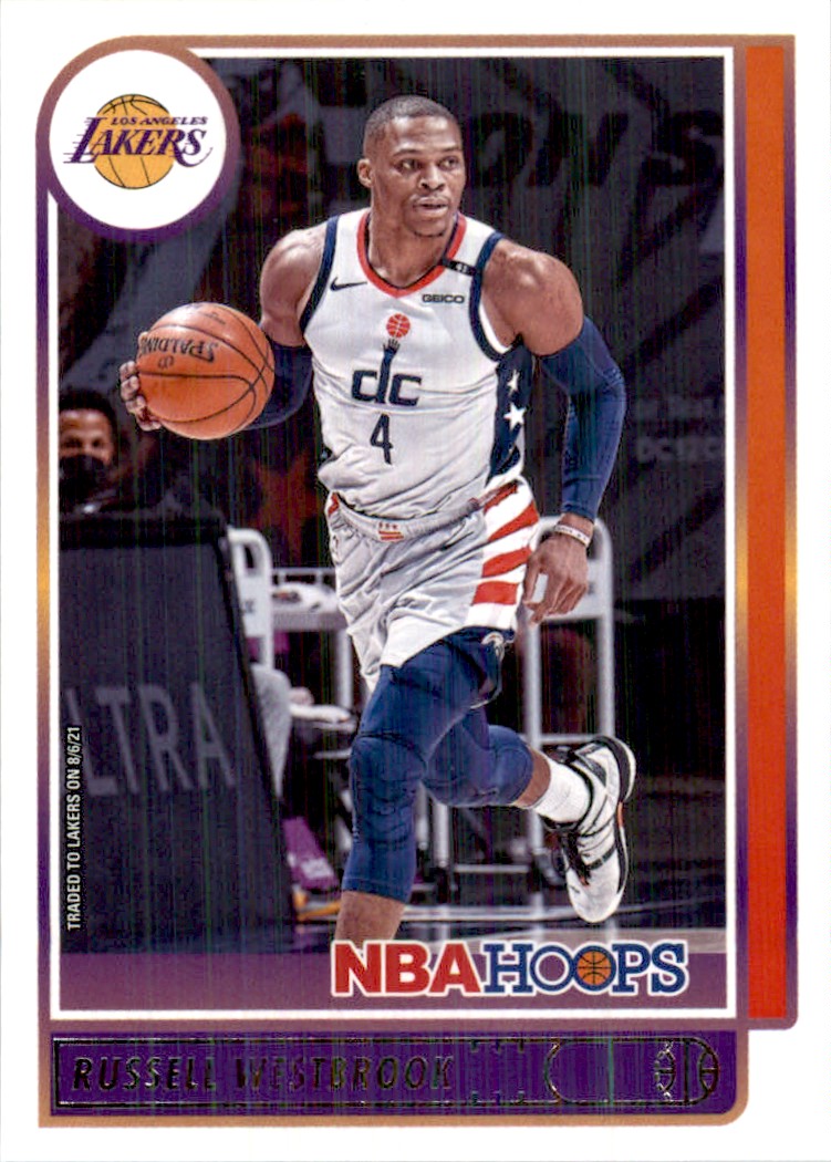 2021-22 Panini NBA Hoops Russell Westbrook #90 on Kronozio