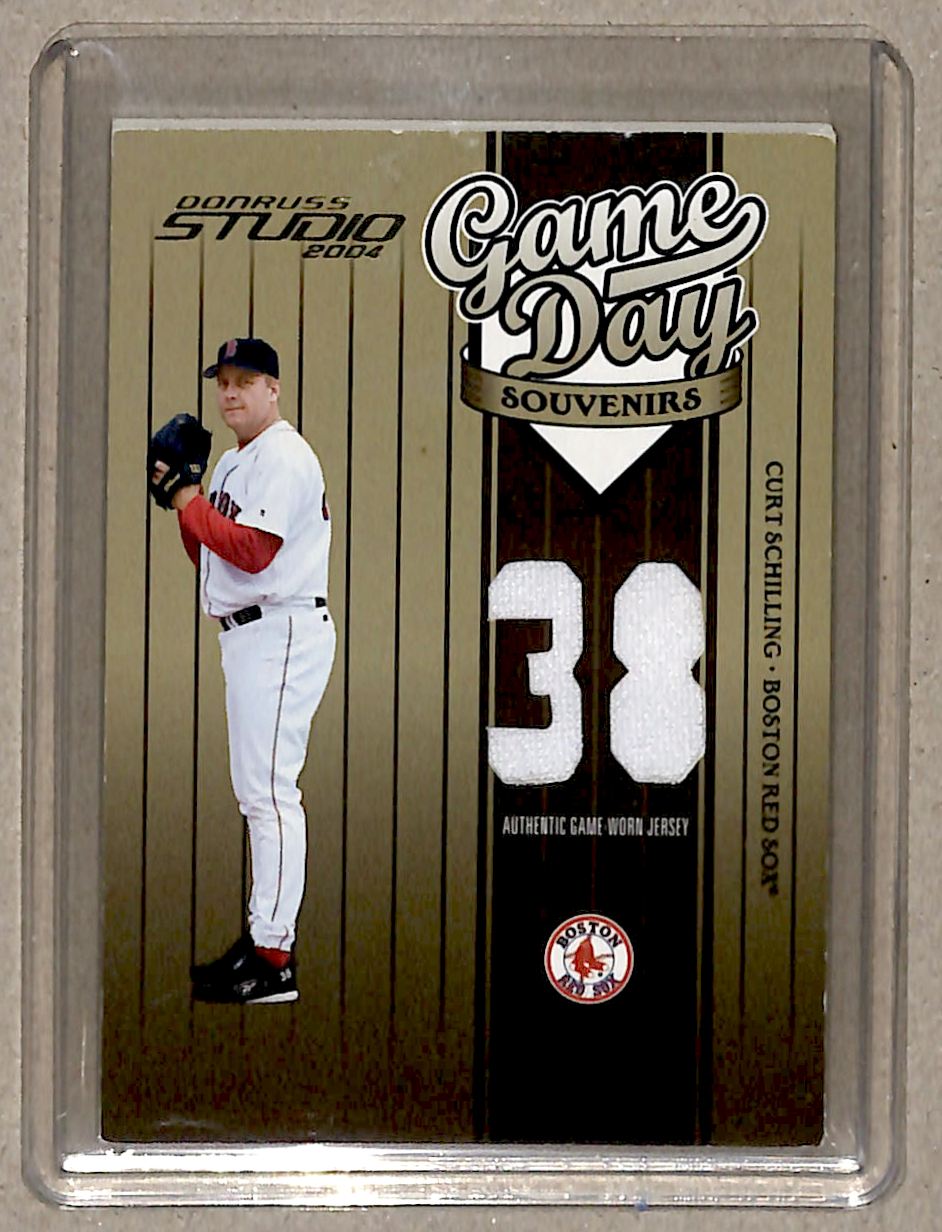 2004 Donruss Studio Game Day Souvenirs Curt Schilling 179/300 #GD