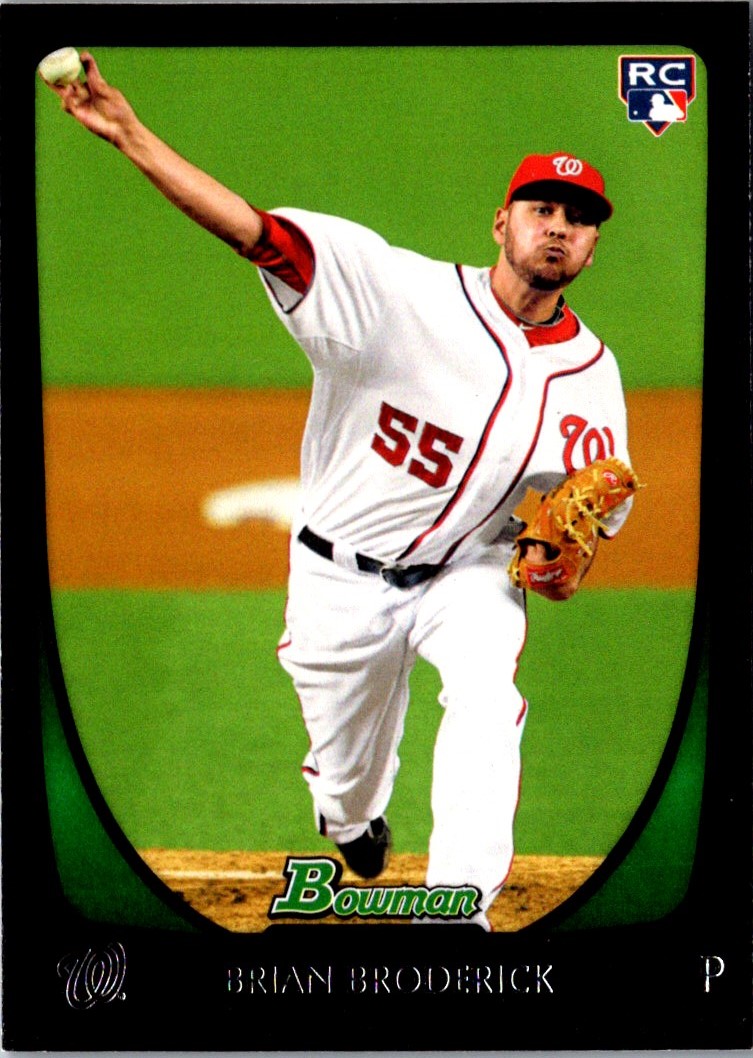 2011 Bowman Draft Picks & Prospects Brian Broderick #8