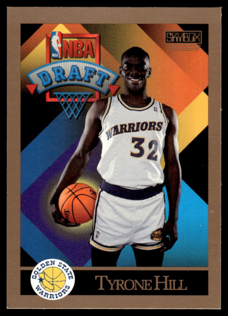 1990-91 SkyBox #358 Tyrone Hill Rookie Golden State Warriors | eBay