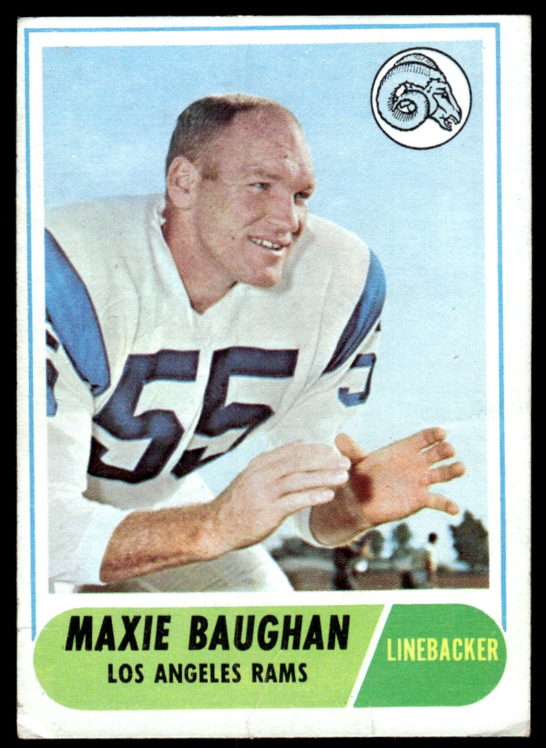 1968 Topps Maxie Baughan #210 card front image