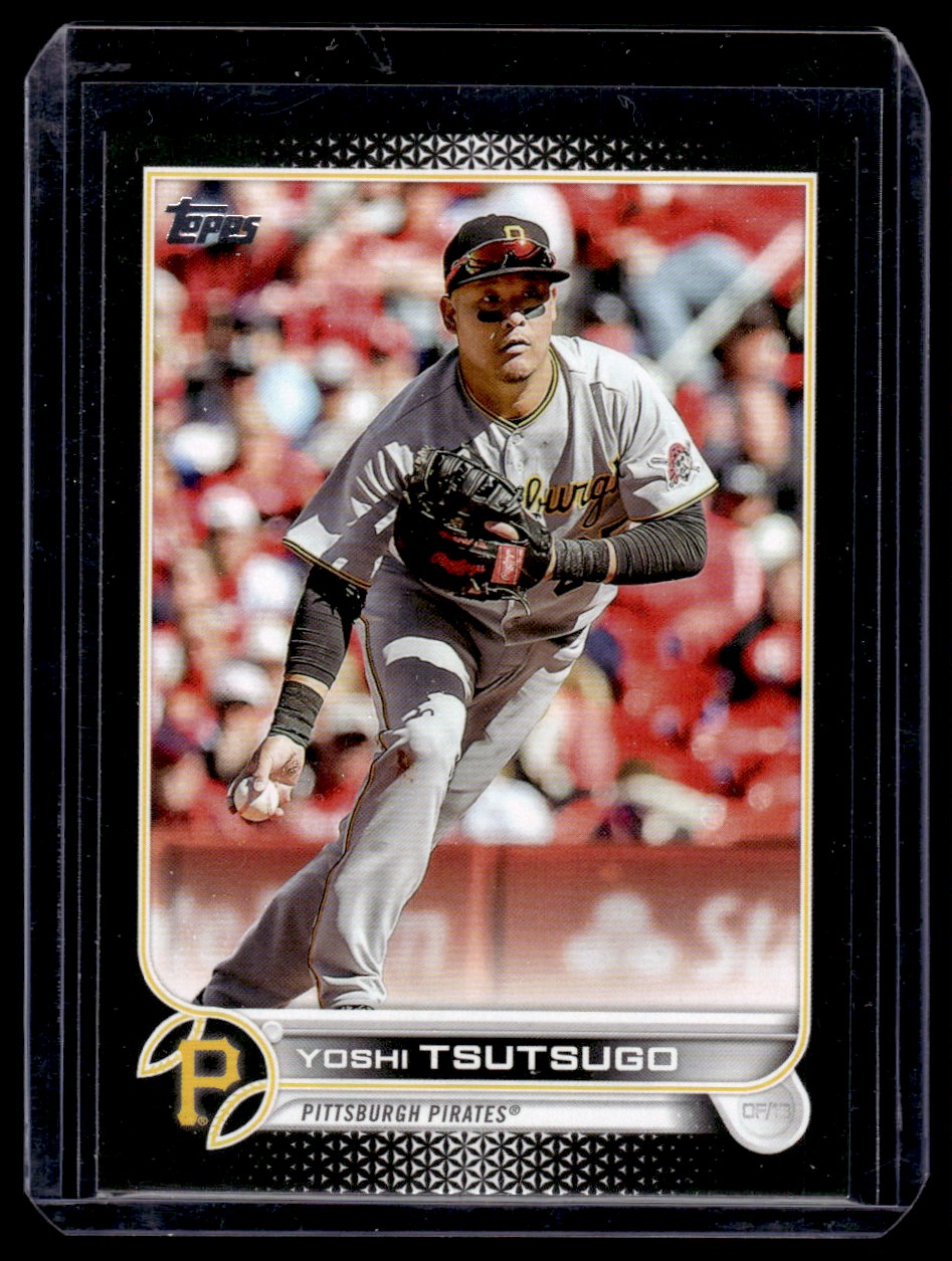 2022 Topps Update Black Yoshi Tsutsugo 25/71 Pittsburgh Pirates