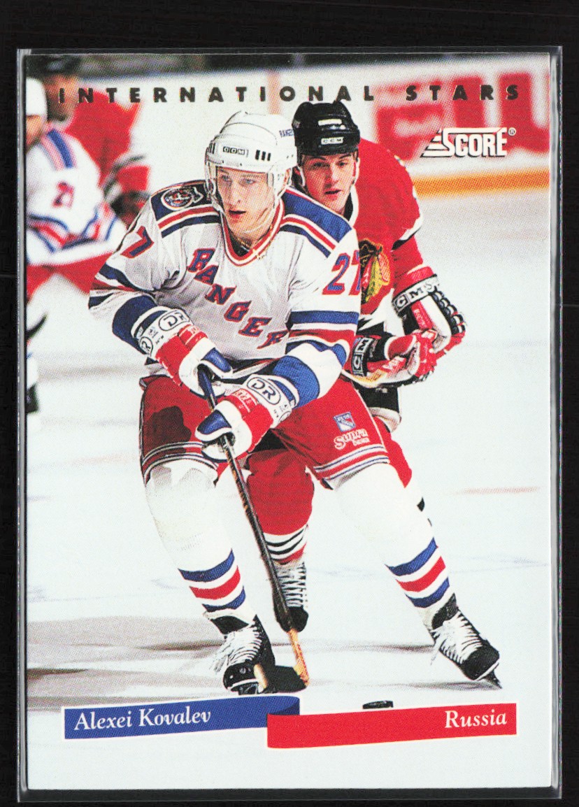 1993-94 Score International Stars Alexei Kovalev New York Rangers