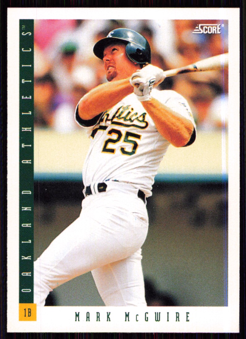 1993 Score Mark McGwire Oakland Athletics #557 | eBay