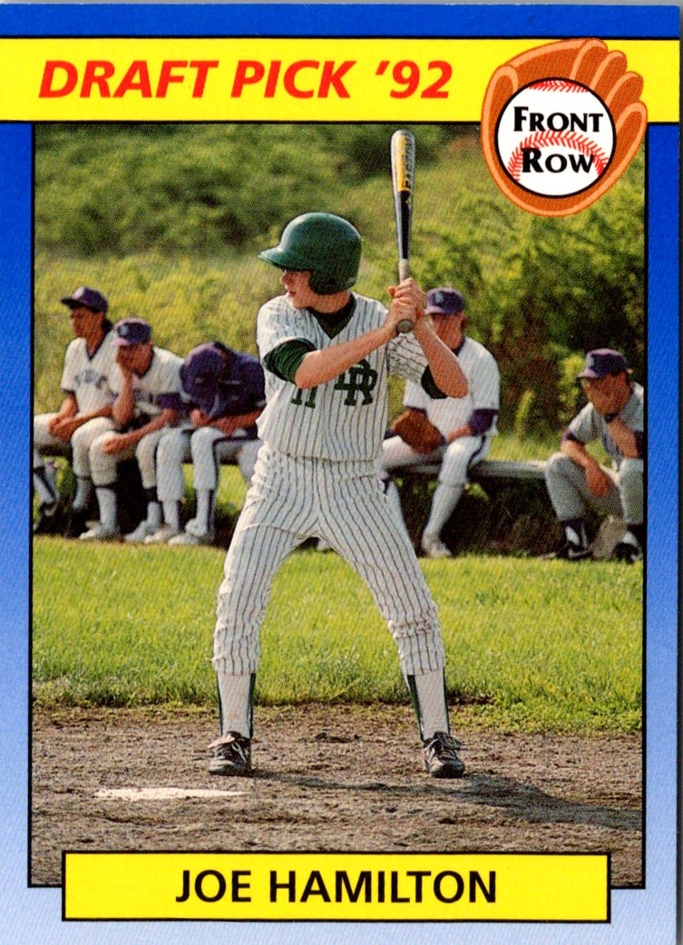 1992 Front Row Draft Picks Joe Hamilton #35