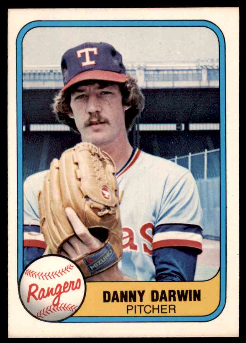 1981 Fleer MLB Baseball Danny Darwin #632