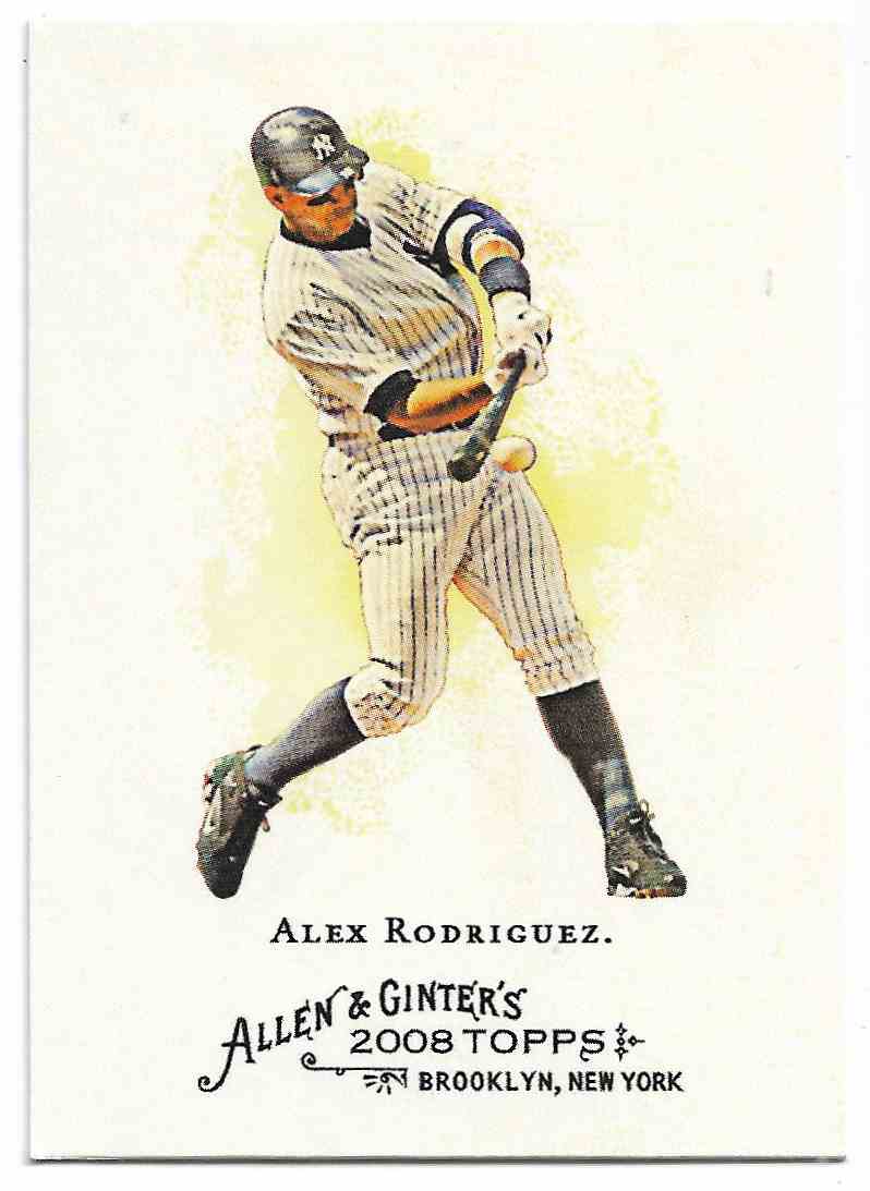 2008 Topps Allen & Ginter's Alex Rodriguez #1