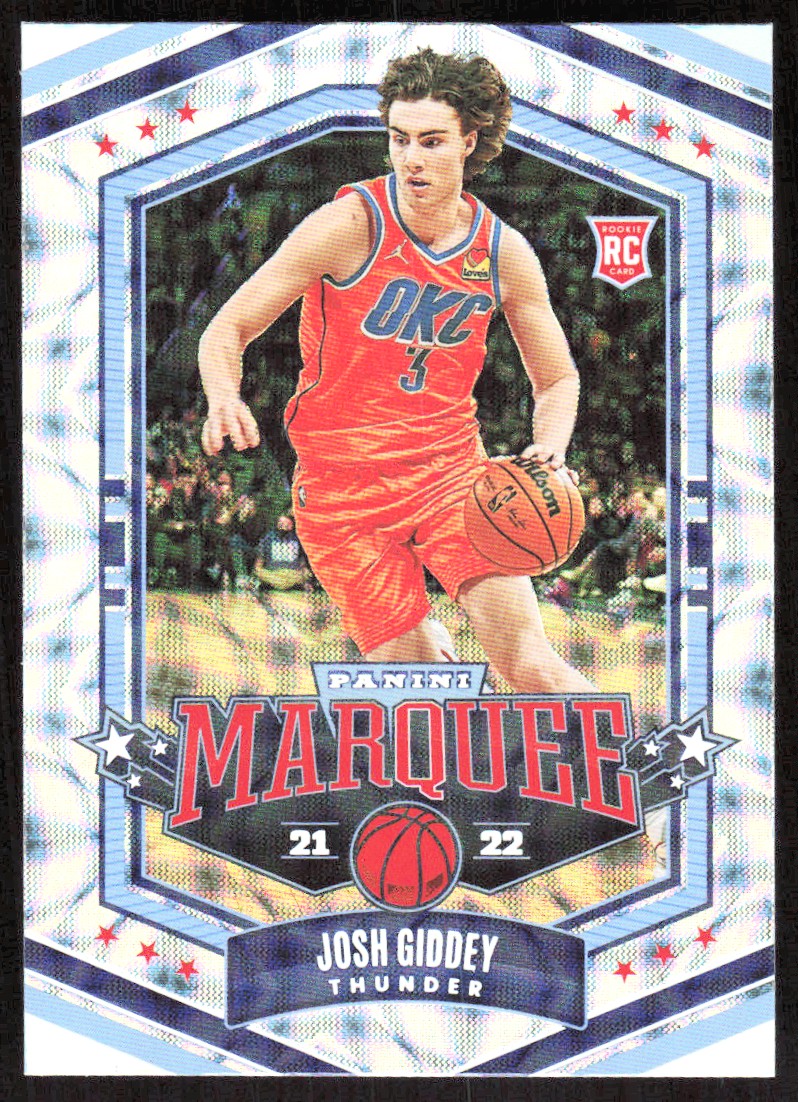 2021-22 6440E Panini Chronicles MARQUEE ASIA SCOPE SP Josh Giddey
